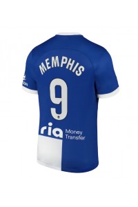 Fotbalové Dres Atletico Madrid Memphis Depay #9 Venkovní Oblečení 2023-24 Krátký Rukáv